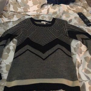 Brown and beige sweater